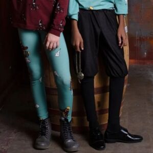 Kids Jelly Alligator Steam Punk Pants 5-7Y, pockets, unisex Boys Girls